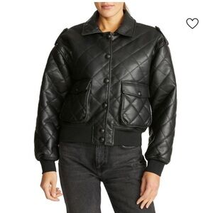 Rebecca Minkoff Black Quilted Puffer Jacket